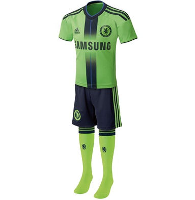 Chelsea Adidas 2010-11 Chelsea Adidas Little Boys Third Mini Kit
