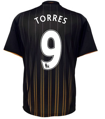 torres in chelsea shirt. Chelsea Away Shirt (Torres