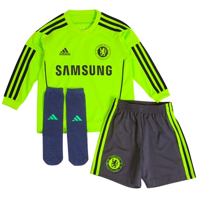 Chelsea Adidas 2010-11 Chelsea Goalkeeper Little Boys Home Mini