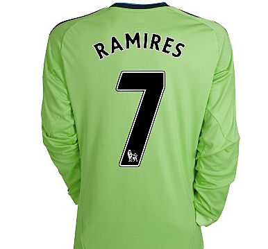 Adidas 2010-11 Chelsea Long Sleeve Third Shirt (Ramires