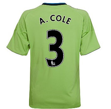 Chelsea Adidas 2010-11 Chelsea Third Shirt (A. Cole 3)