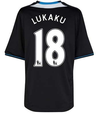 Adidas 2011-12 Chelsea Away Football Shirt (Lukaku 18)
