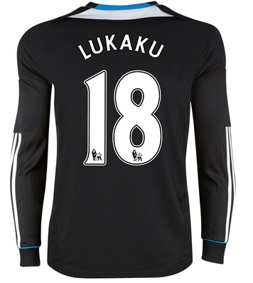 Adidas 2011-12 Chelsea L/S Away Shirt (Lukaku 18)