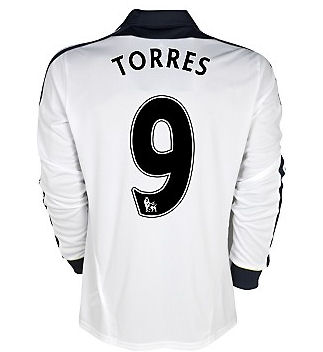 Chelsea Adidas 2011-12 Chelsea Long Sleeve Third Shirt (Torres 9)