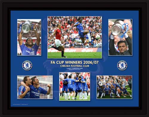 Chelsea and#8211; FA Cup Winners 2007 and8211; Framed presentation