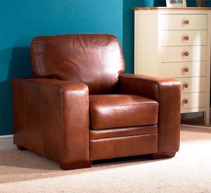 Chelsea Aniline Leather Armchair