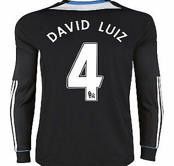 Adidas 2011-12 Chelsea L/S Away Shirt (David Luiz 4)