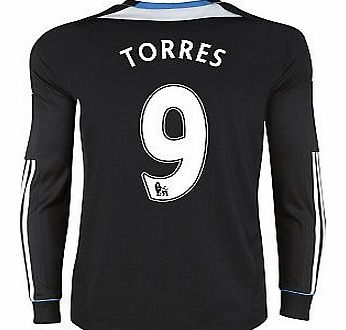 Chelsea Away Shirt Adidas 2011-12 Chelsea L/S Away Shirt (Torres 9)