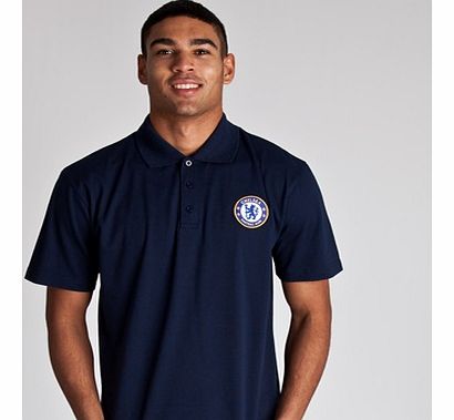 Chelsea Basic Crest Polo - Navy SL7795-CH-M-04-12