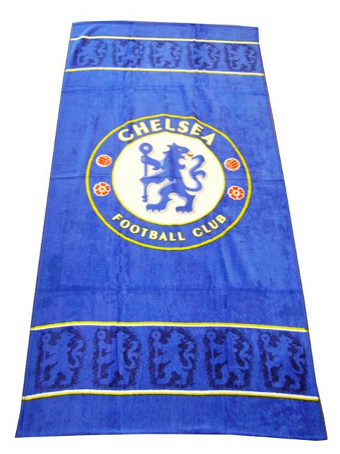 Chelsea Border Crest Towel Printed Design