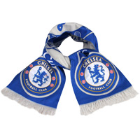 chelsea Continental Scarf - Blue/Grey.