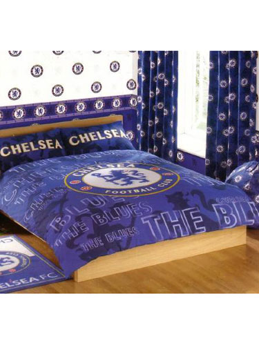 Chelsea FC Duvet Cover and Pillowcase Double Bedding