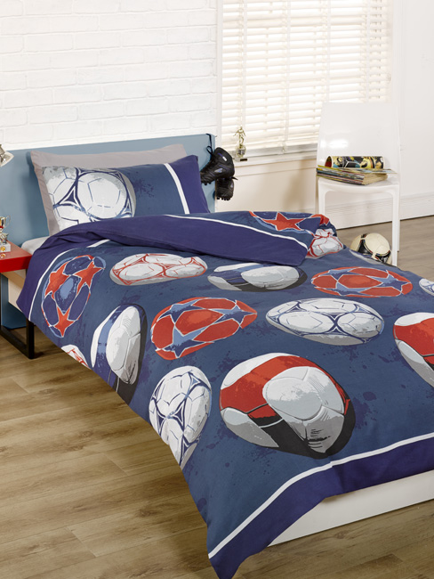 Chelsea FC Football Double Duvet Cover and Pillowcase Set -