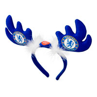 Chelsea Flashing Christmas Antlers - Blue/White.