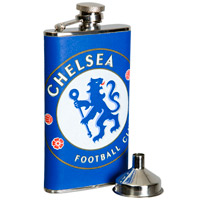 chelsea Leather Wrap Hip Flask.