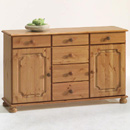 Chelsea pine 6 drawer sideboard furniture