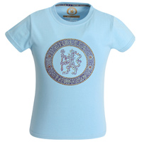 Chelsea Rhinestone T-Shirt - Blue - Girls.