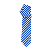 Stripe Tie - Blue/White.