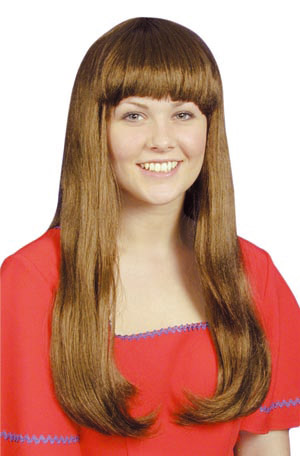 cher wig, brown