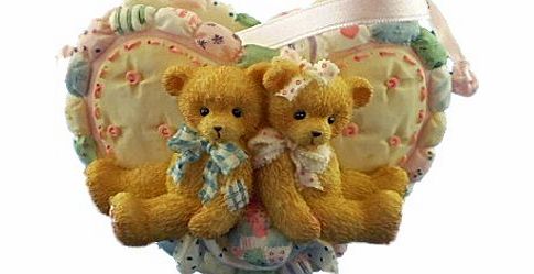 Cherished Teddies - HEART BASKET WITH CANDY