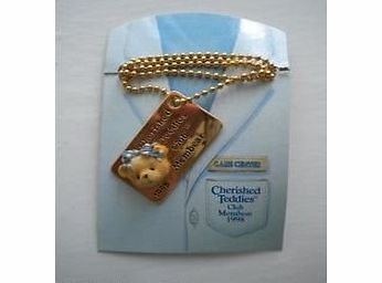 Cherished Teddies Club Membear Necklace 1998 Enesco Member