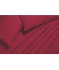 cherry Fitted Sheet Set King Size Bed