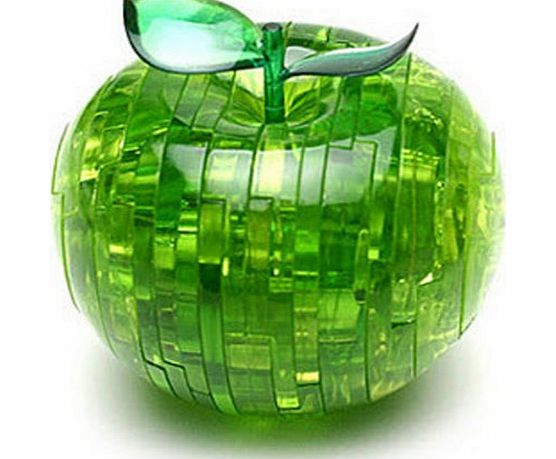 Cherrys Store Green 3D Apple Jigsaw Puzzle Brain Teaser Executive Toy Gift - UK Dispatch - Cherrys Store