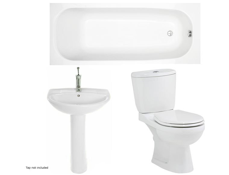 cherub Suite Package B-a (basin wc acrylic bath)