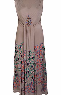 Printed Maxi Dress, Stone