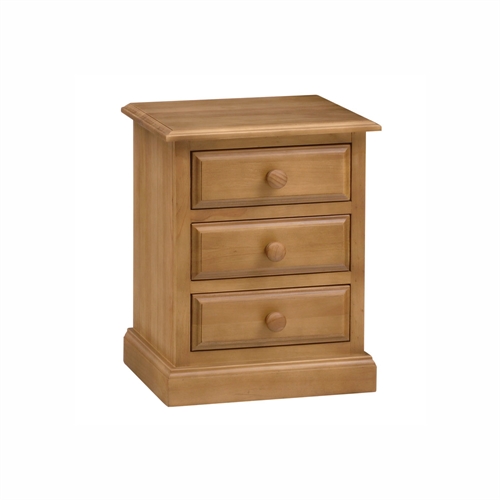 Cheshire Pine 3 Drawer Bedside Table 240.004