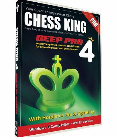 CHESS KING� Chess King 4 Deep Pro with Houdini 4 Pro Chess Software (Strongest Version, New for 2014)