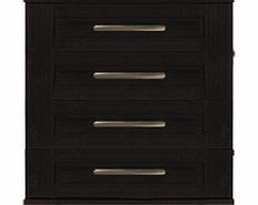 Chest Oslo 4 Drawer Chest - Black
