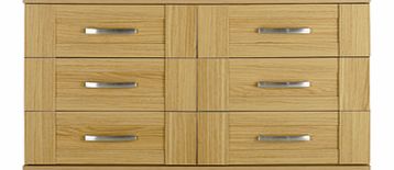 Chest Oslo 6 Drawer Chest - Oak
