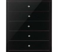 Chest Vegas 5 Drawer Chest - Black