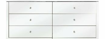 Chest Vegas 6 Drawer Chest - Mirror