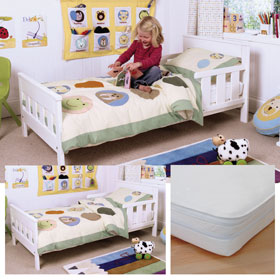 Toddler Bed and Portland Cool Flow Mattress - SAVE andpound;10