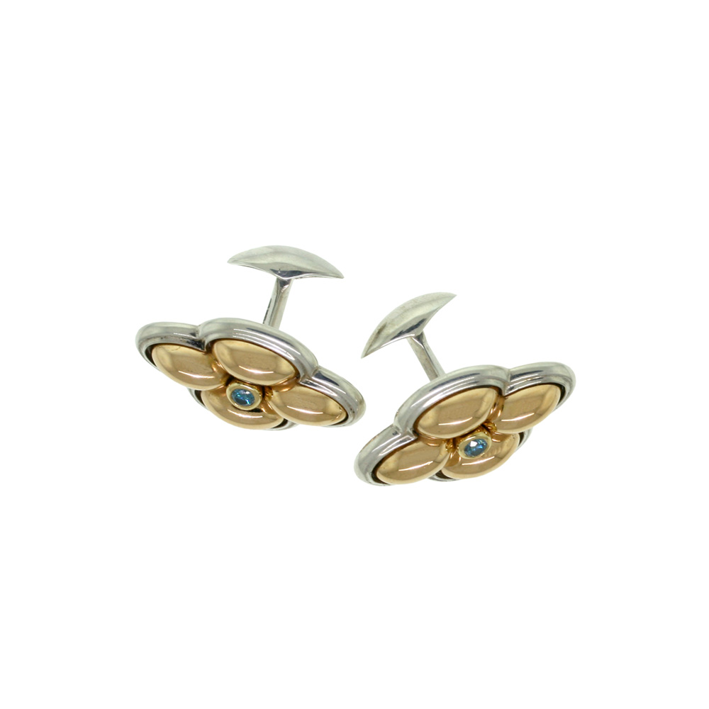 Chesterfield Cufflinks - Blue Sapphire
