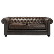 Large Leather Sofa, Antique Brown