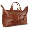 Chiarugi Genuine Italian Leather Zippered Travel Bag