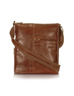 Chiarugi Handmade Brown Genuine Brown Leather Shoulder Bag