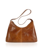 Chiarugi Handmade Brown Genuine Italian Leather Hobo Bag
