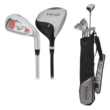 Chicago Golf 1/2 Golf Clubs Set with FREE Bag SALE