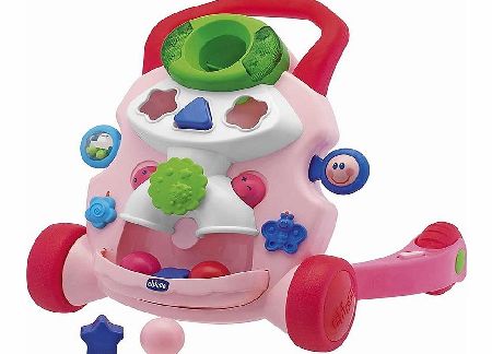 Chicco Baby Steps Activity Walker Pink