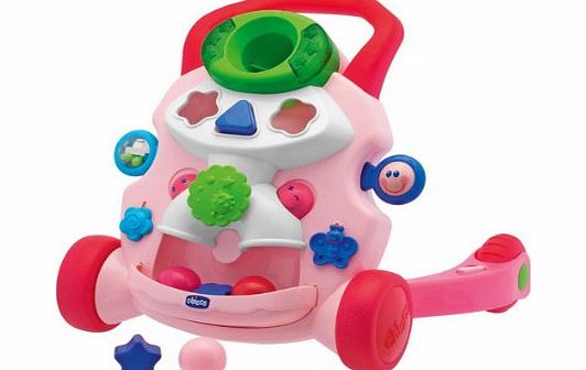 Chicco  TrottGym pink   Teething rattle - Frog