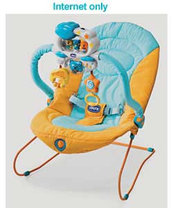 chicco Do Re Mi Bouncer - Orange/Blue