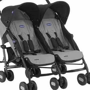 Chicco Echo Twin Pushchair - Moonstone