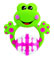 Fun Teething Rattle Frog