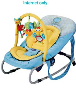 chicco Relax and Play Bouncer - Charcoal