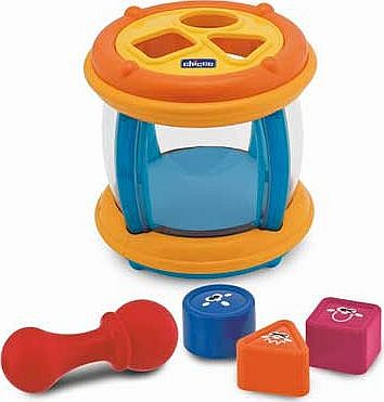 Chicco Shapes and Sounds Tambourine, Multi