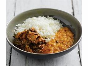 Saag  Rajasthani Dal with Safron Rice